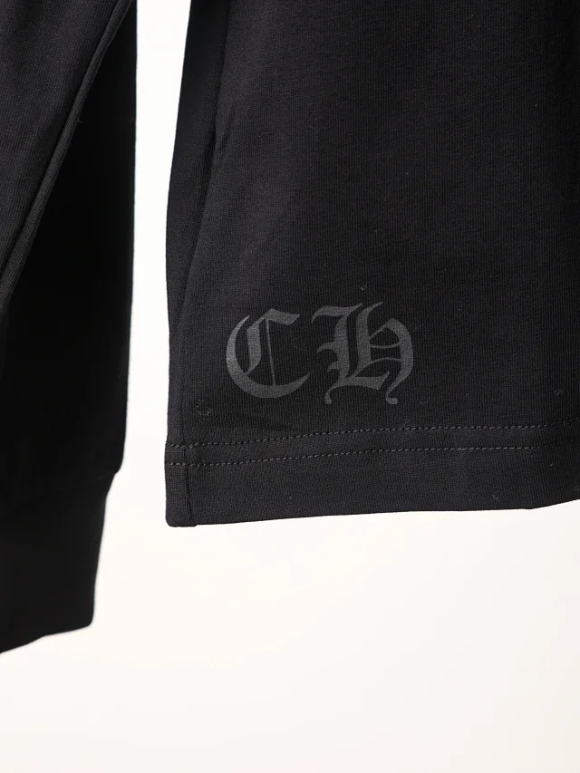 CH Letter print round neck pullover long sleeve