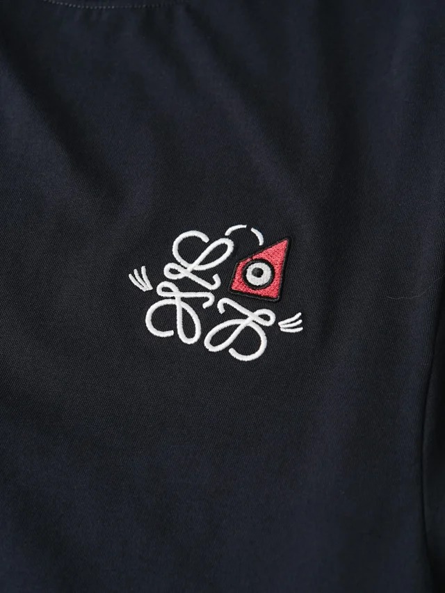 Item ID 9021 Loe×Wain Joint Solid Color Round Neck Short Sleeve T-shirt