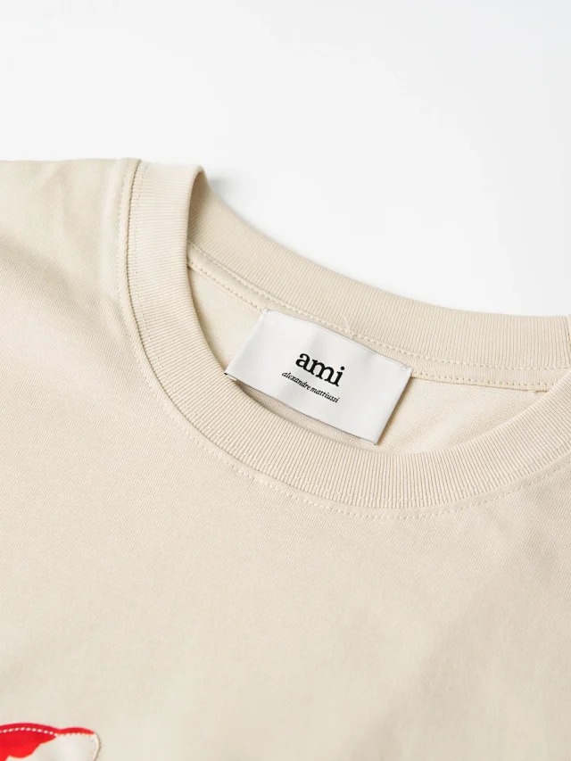 Item ID 9025 Ami SS Breathable Loose Short Sleeve Round Neck T-shirt for Men and Women