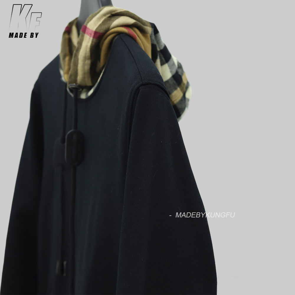 BBR连帽抽绳卫衣 黑色