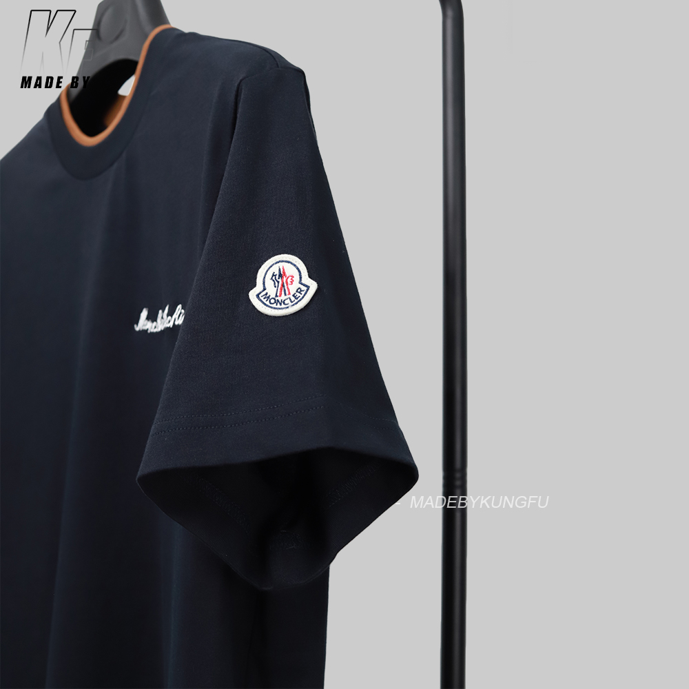 Mon double-layer neckline tee