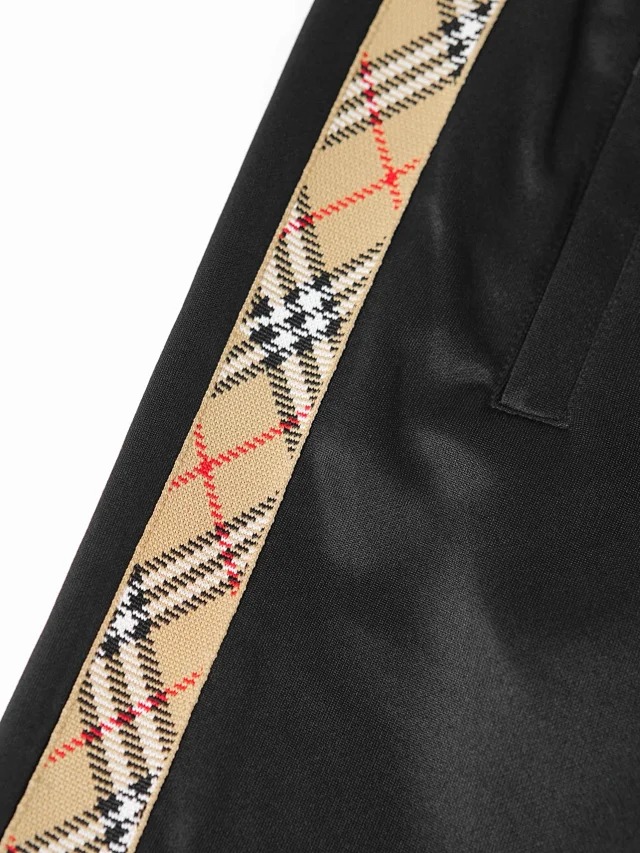 Item ID 9043 BBR SS26 cotton color blocked grid patterned side pockets, five quarter casual shorts