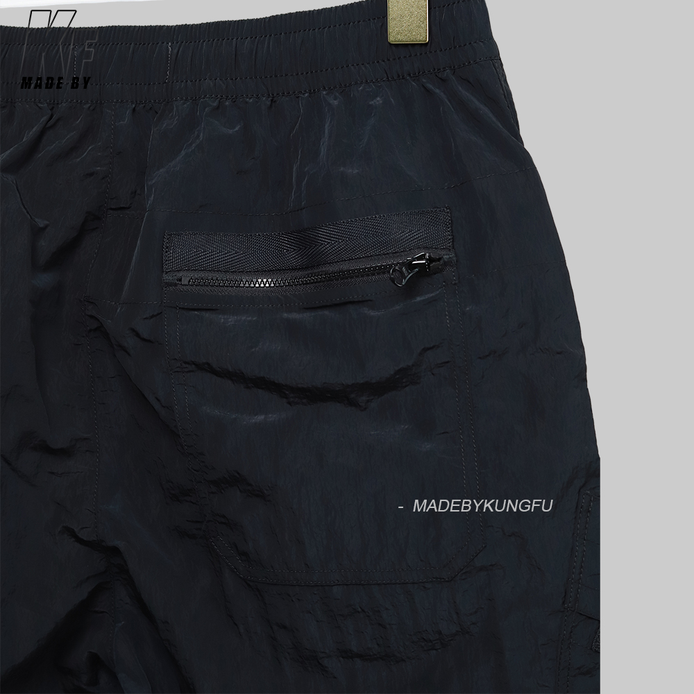 SI metal nylon pleated shorts