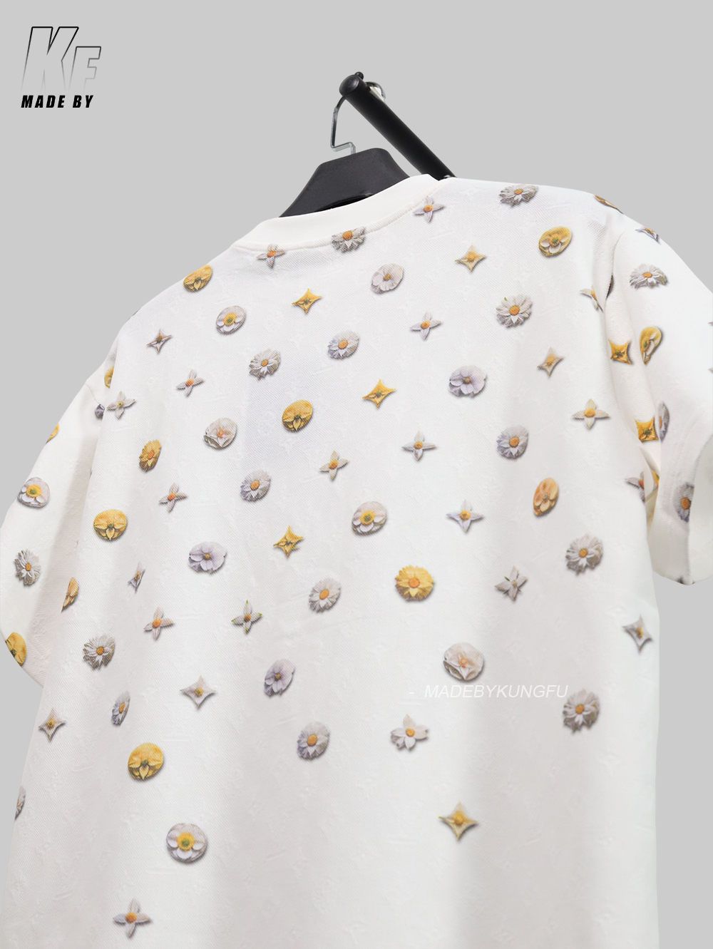 1V Daisy Monogram Jacquard tee