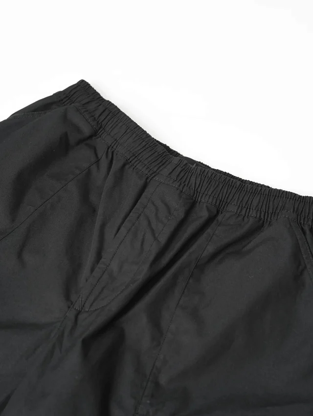 Item ID 9074 SI black logo 50 double stranded combed cotton workwear shorts