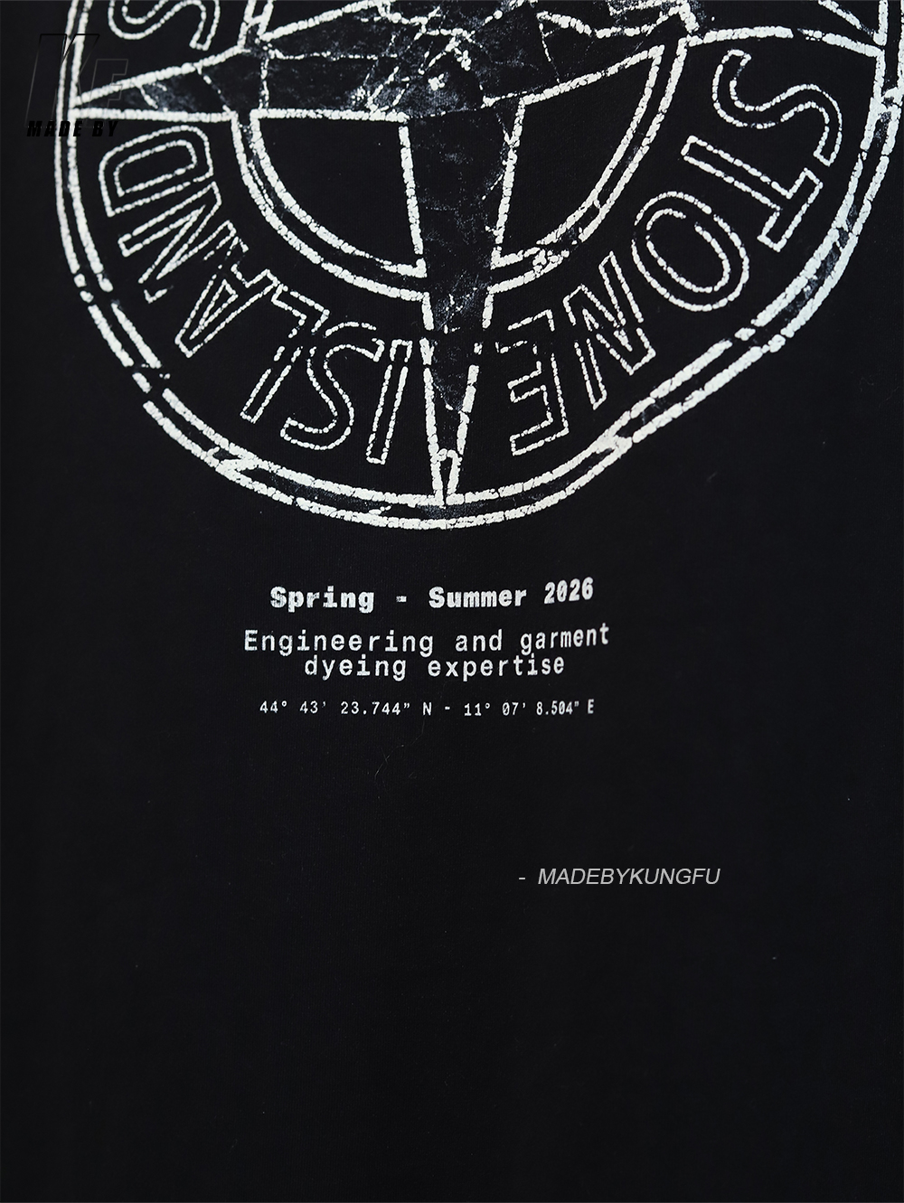 SI double fade print tee