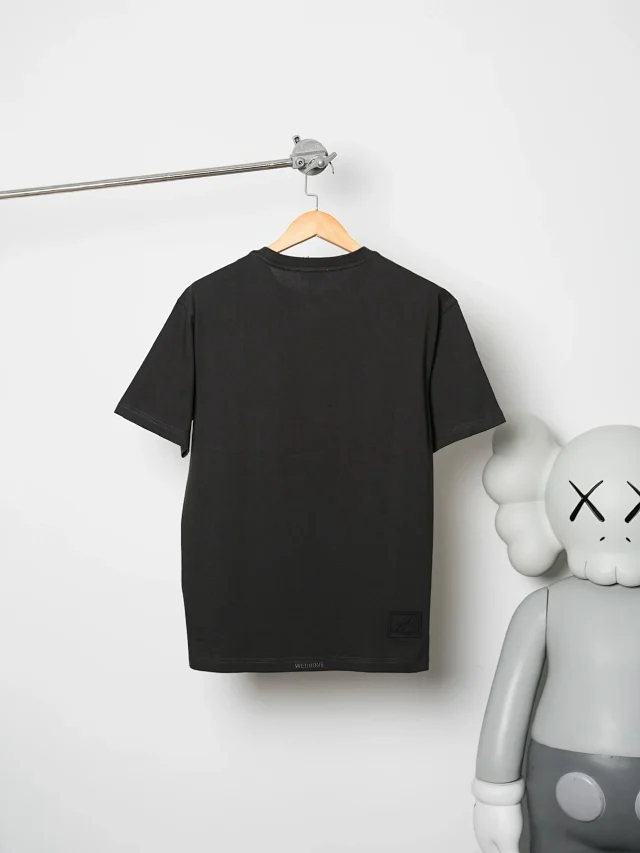 Item ID 9087 WE11DONE SS26 Imported Adhesive Material Fun Hand drawn Logo Soft Short sleeved T-shirt