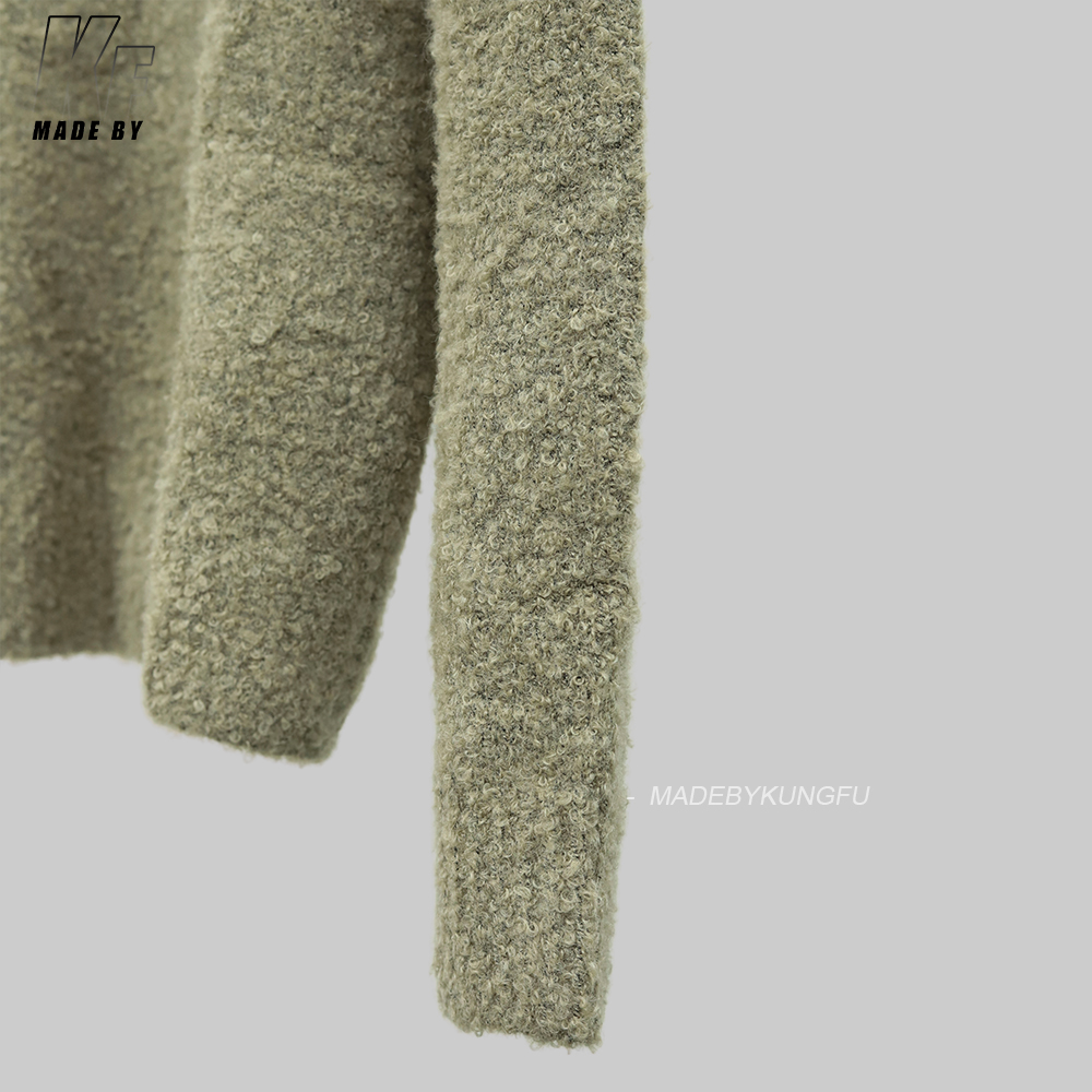 LV圆领毛衣 棕色