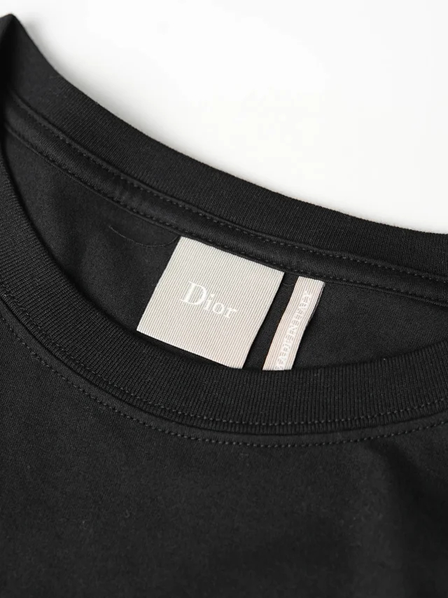 Item ID 9115 CD single-layer 60 count double strand plain weave thin cotton ribbed round neck long sleeved T-shirt