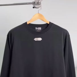 Dior CD Flat knit long sleeved T-shirt