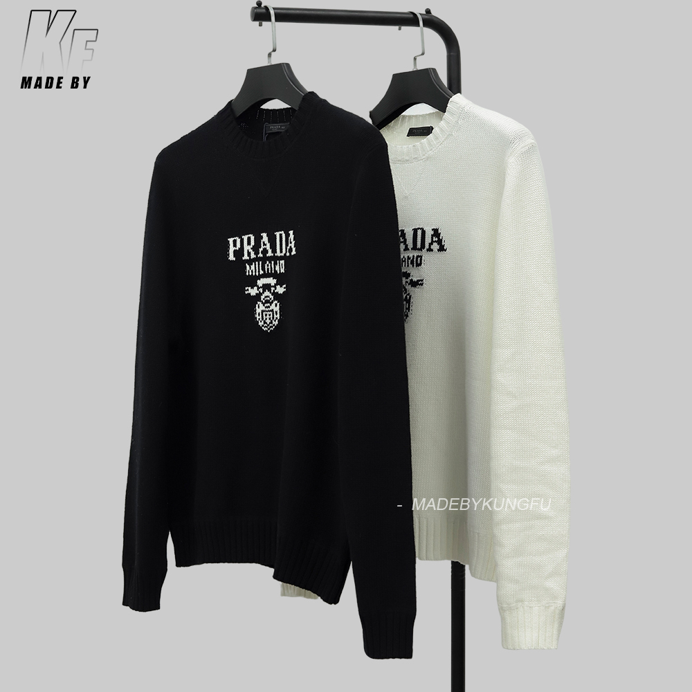 PRADA圆领毛衣 黑色