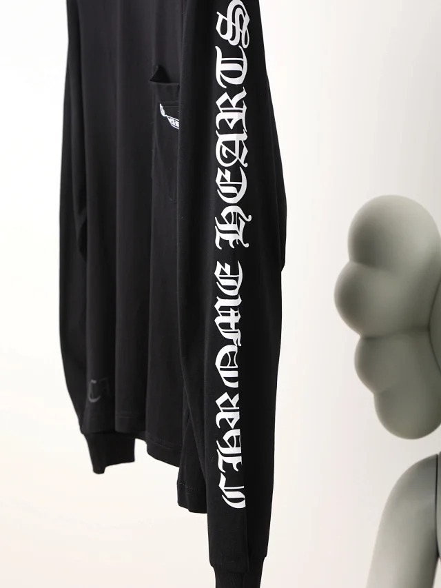 CH Letter print round neck pullover long sleeve