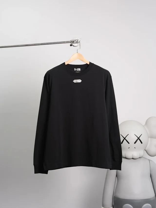 Dior CD Flat knit long sleeved T-shirt