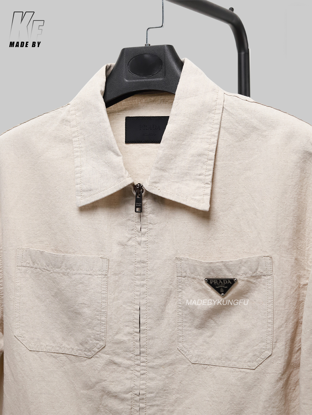 【KF badge】PRA linen jacket