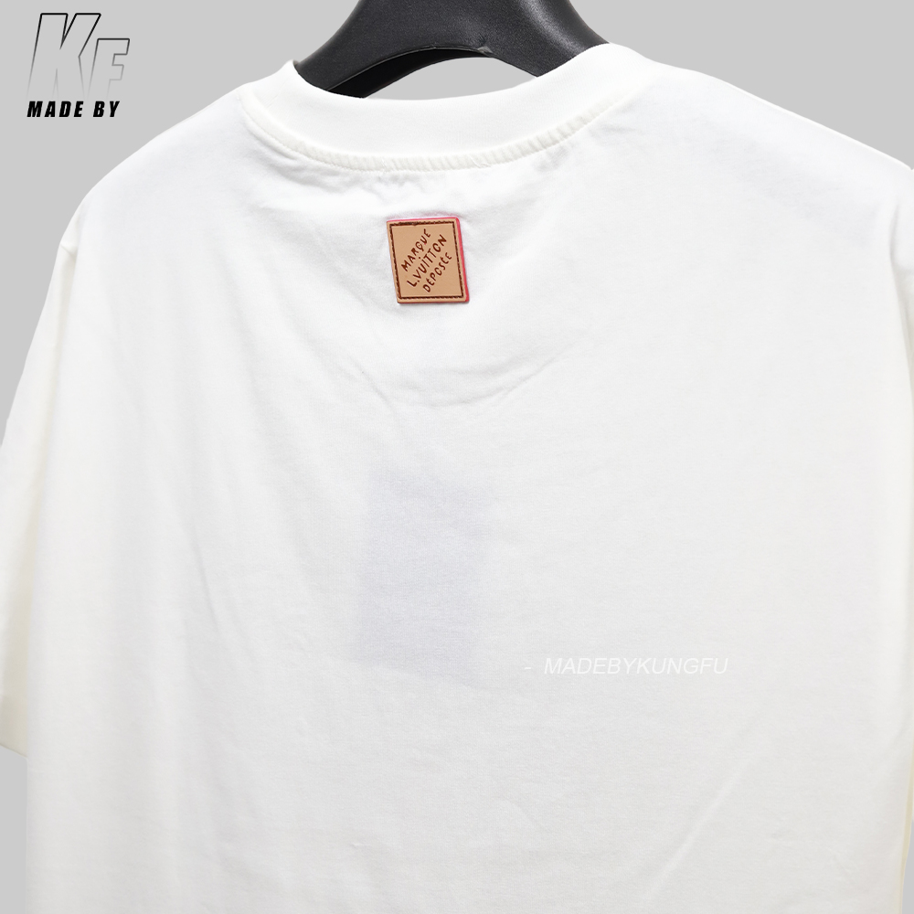 1V Coconut tree embroidery tee