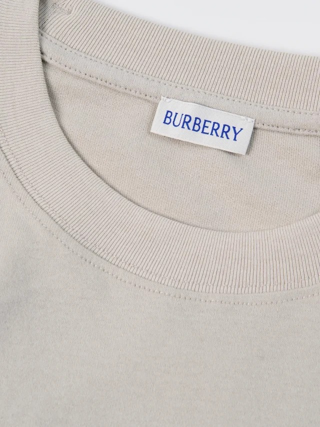 Item ID 9012 BBR SS25 letter printed round neck short sleeved shirt