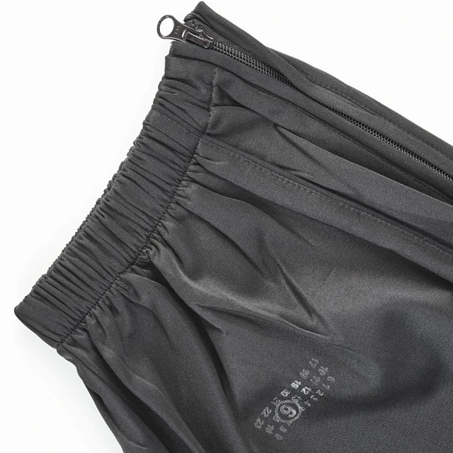 Item ID 9026 MM6 Numeric Signature Zipper Legged Woven Sports Pants