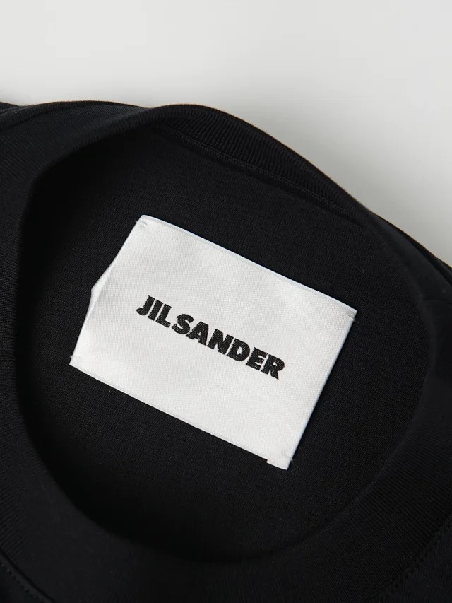 Item ID 9029 JIL SANDER Flat Bottom Round Neck Short Sleeve T-shirt Loose fit