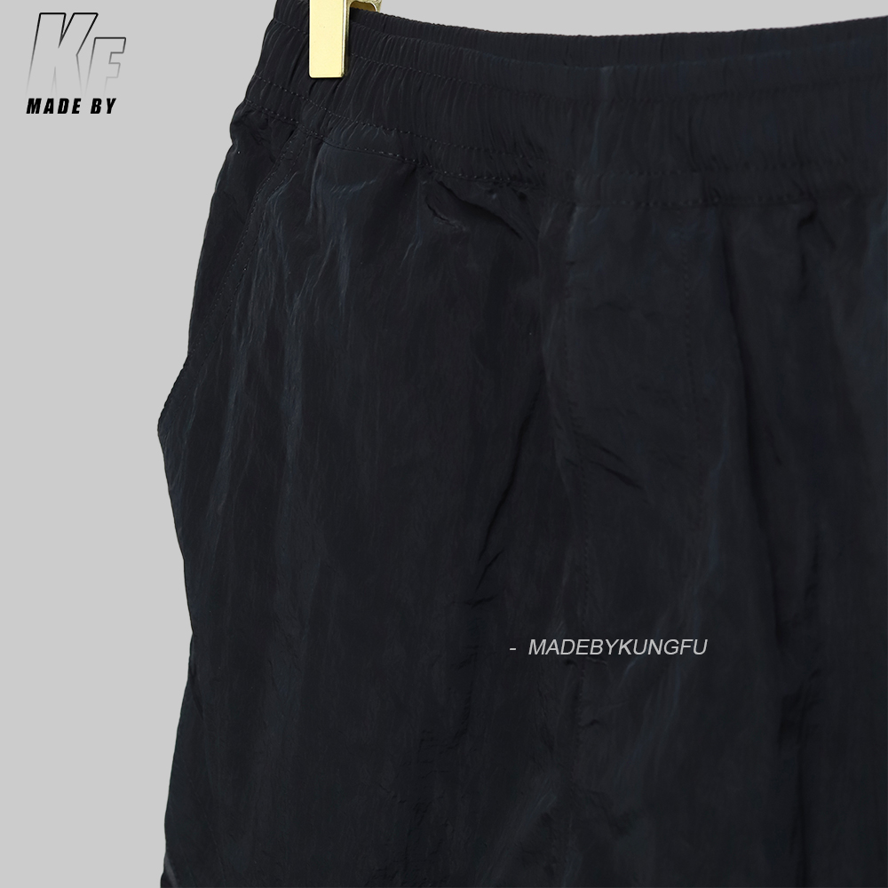 SI metal nylon pleated shorts
