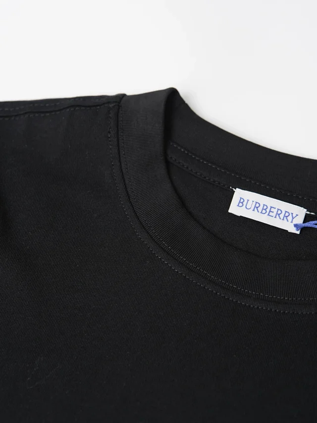Item ID 9053 BBR Double color optional double embroidery technique round neck cotton knitted T-shirt