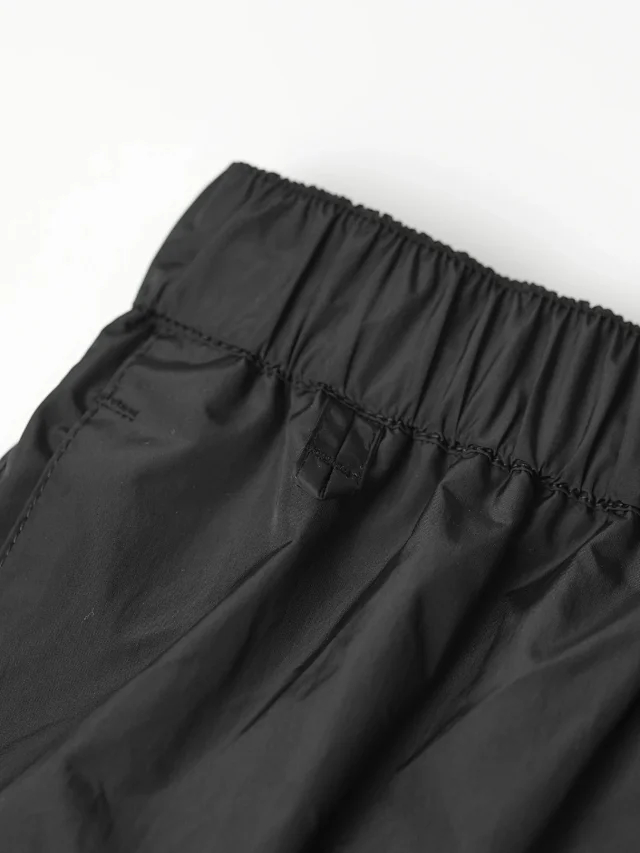 Item ID 9054 PRA Recycled Nylon Series Enamel Triangle Logo Elastic Bundle Rope Waist Casual Shorts