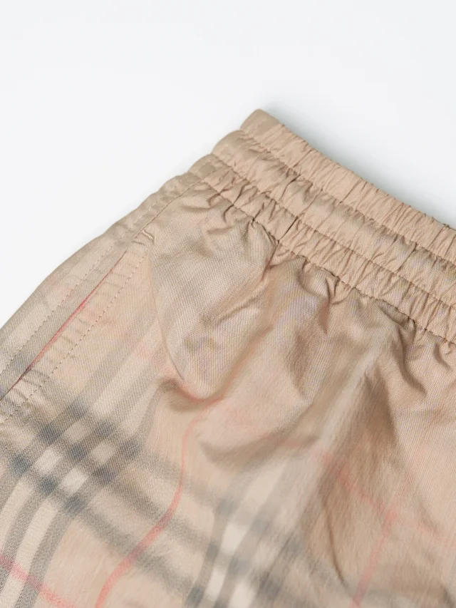 Item ID 9063 BBR Digital Color Spray Customized Gradient Grid Drawstring Swimming Shorts Casual Edition for Men and Women