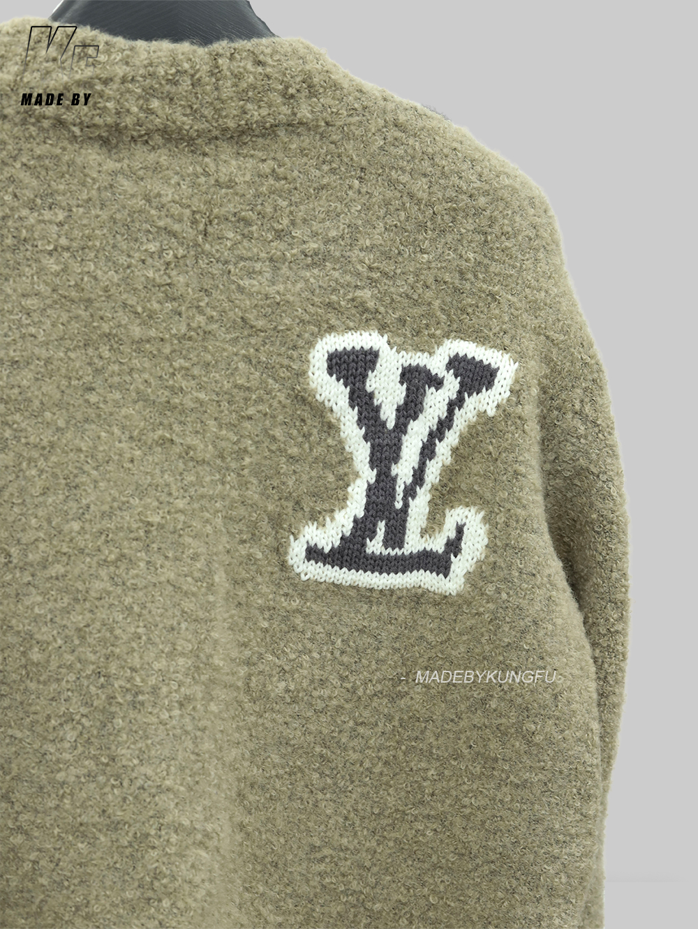 LV圆领毛衣 棕色