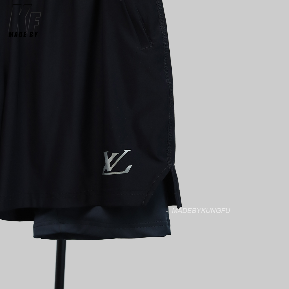1V Quick-dry tech with linine shorts