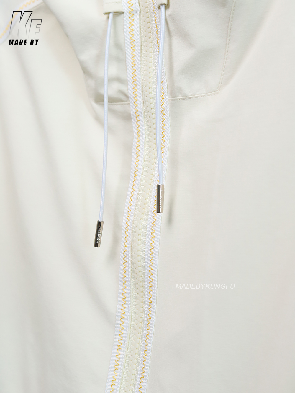 MON Orange stitched windbreaker - tear resistant tech