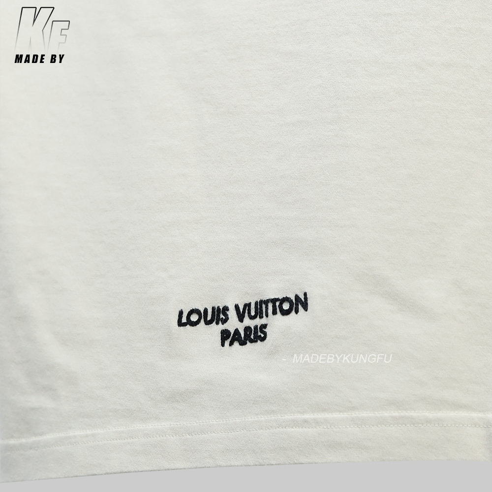 L. V.M towel embroidery TEE