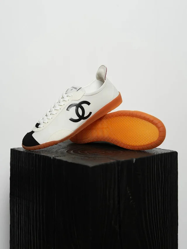Item ID 9084 CHANE1 embossed calf leather suede effect round toe lace up low cut life and leisure training shoes 1cm