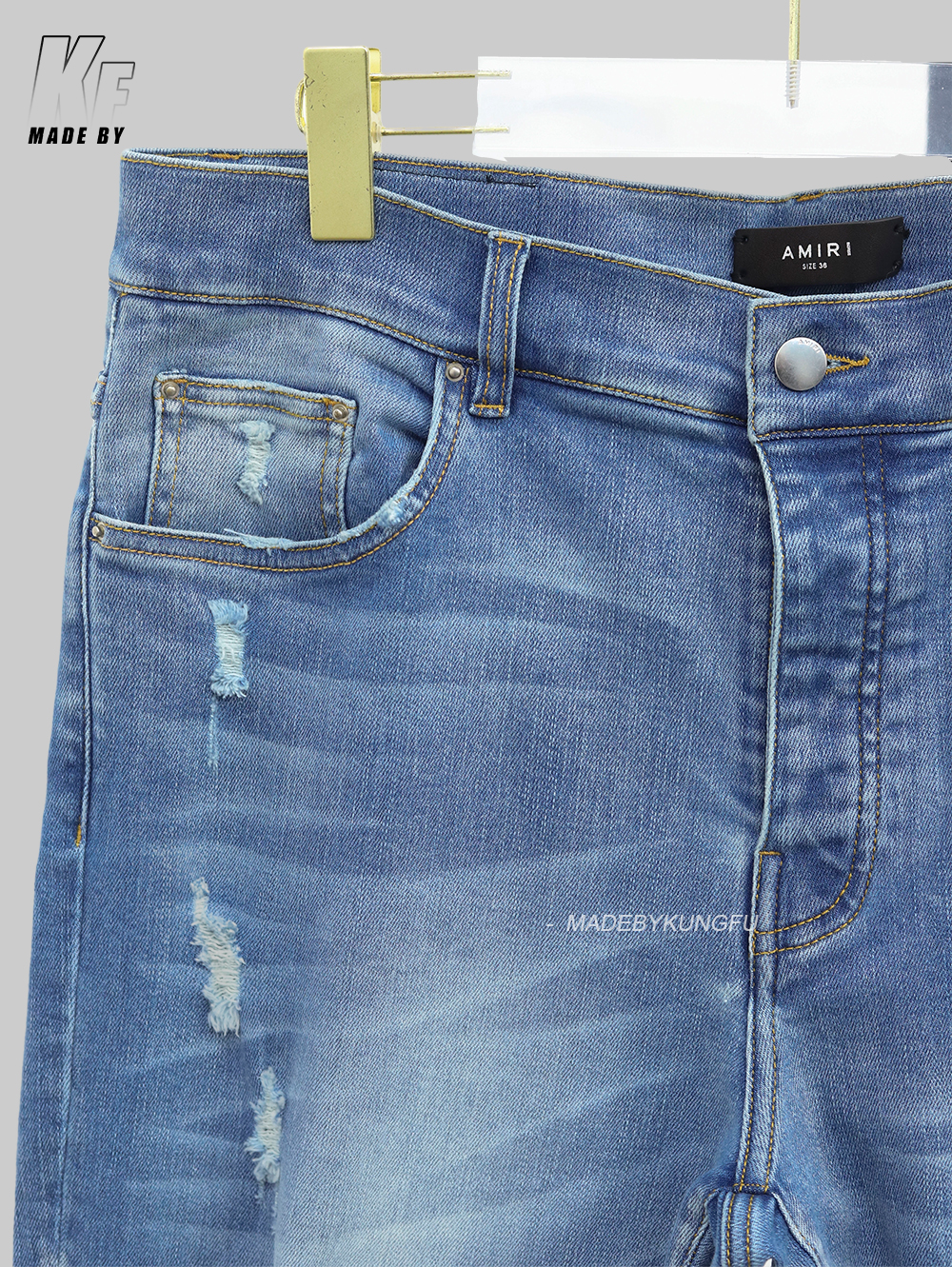 AMIRI牛仔裤 蓝色