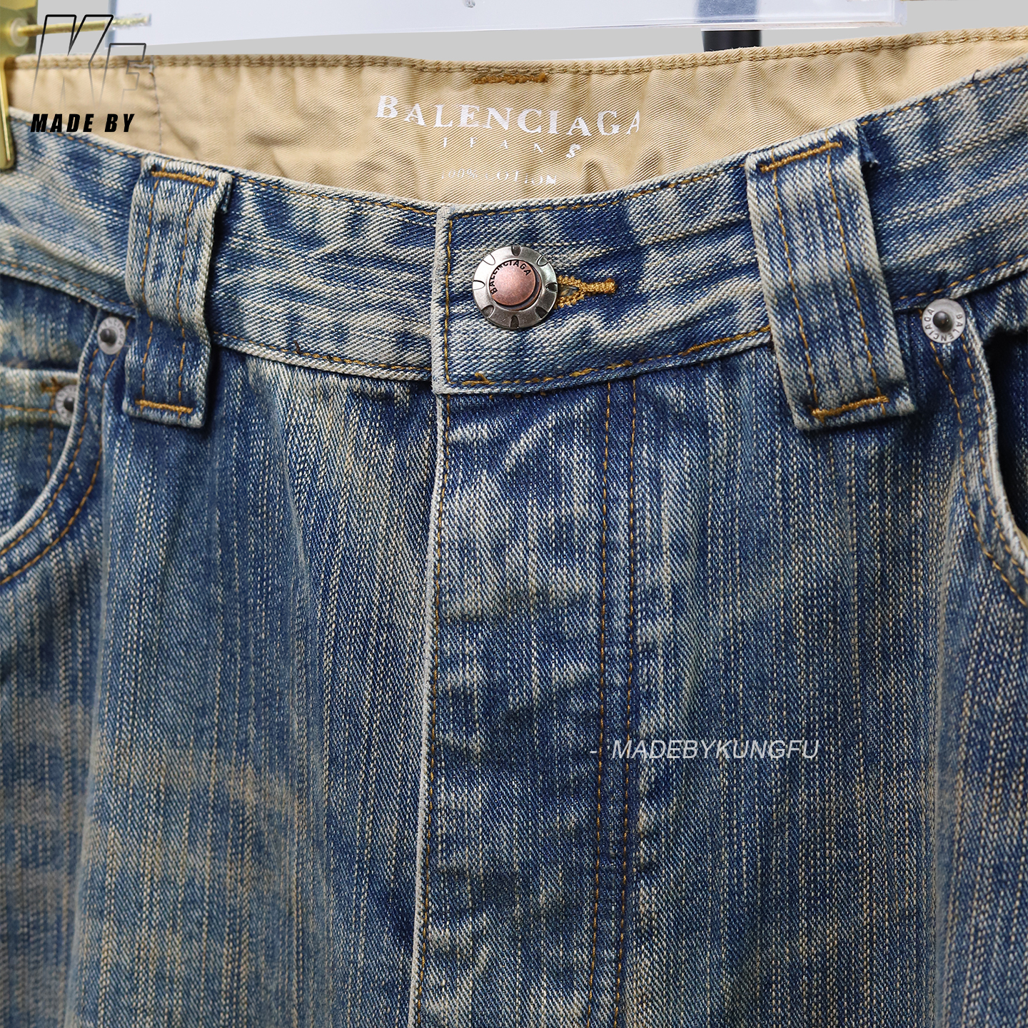 BLCG 3D Embroidered Loose Jeans