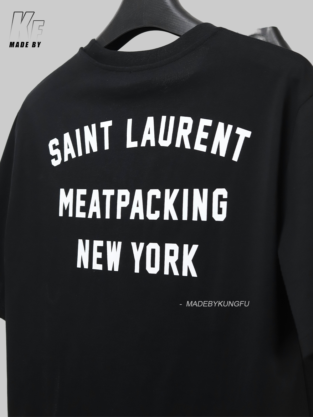 YSL back print tee