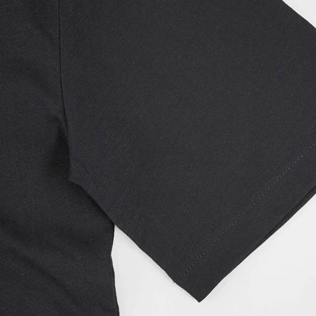 Item ID 9031 Margiela Reverse Embroidery Pattern Printed Straight Sleeve T BlackWhite