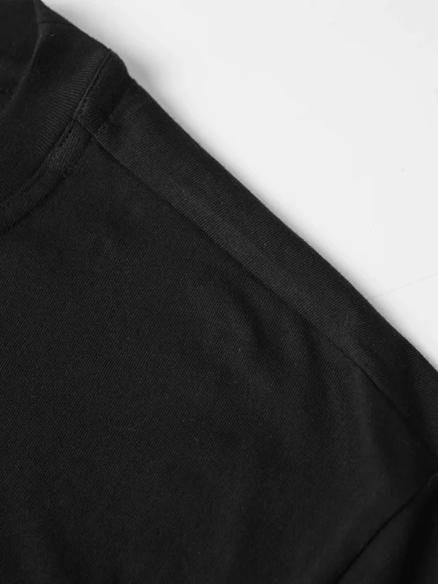 Item ID 9061 BV Imported Cowhide Material Pure Hand Woven Solid Color Cotton Elastic Knitted Short Sleeve