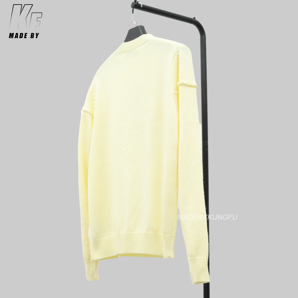 D1or wool rope knit sweater