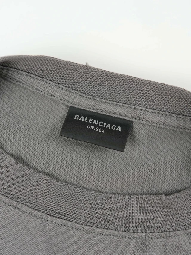 BLCG Letter printed round neck short sleeved shirt