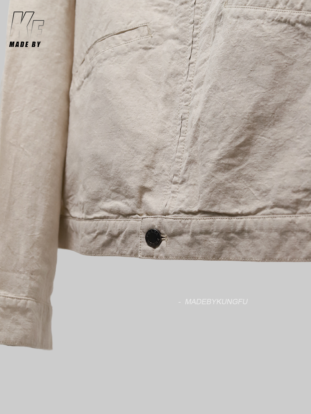 【KF badge】PRA linen jacket