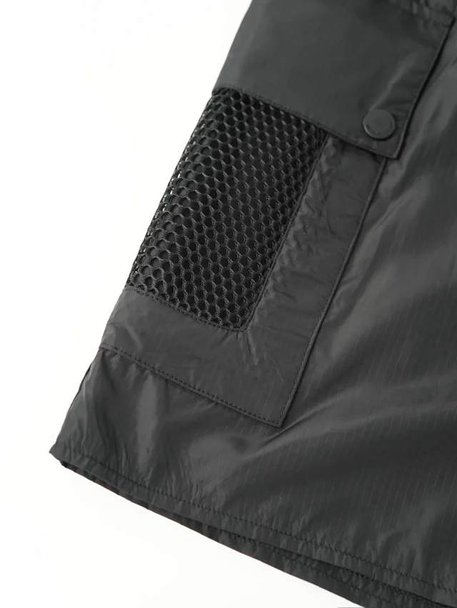 Item ID 9049 Cargo Shorts 50D nylon mesh 20D fine spun main fabric solid color pocket five pack quick drying shorts