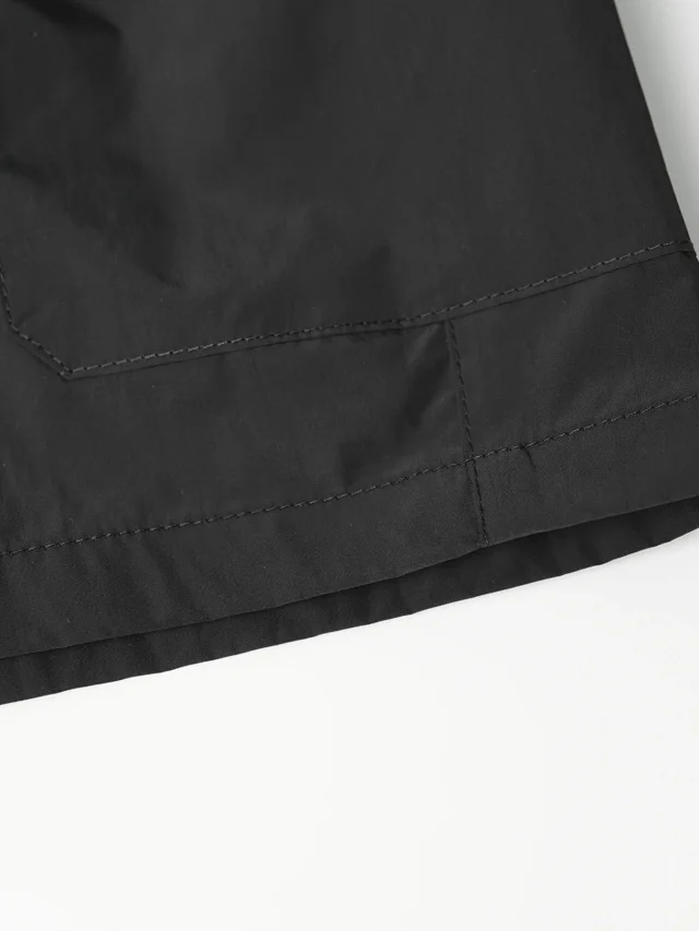 Item ID 9054 PRA Recycled Nylon Series Enamel Triangle Logo Elastic Bundle Rope Waist Casual Shorts