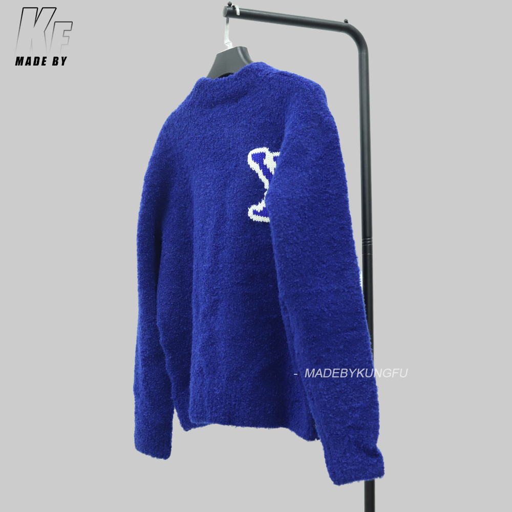 LV圆领毛衣 棕色