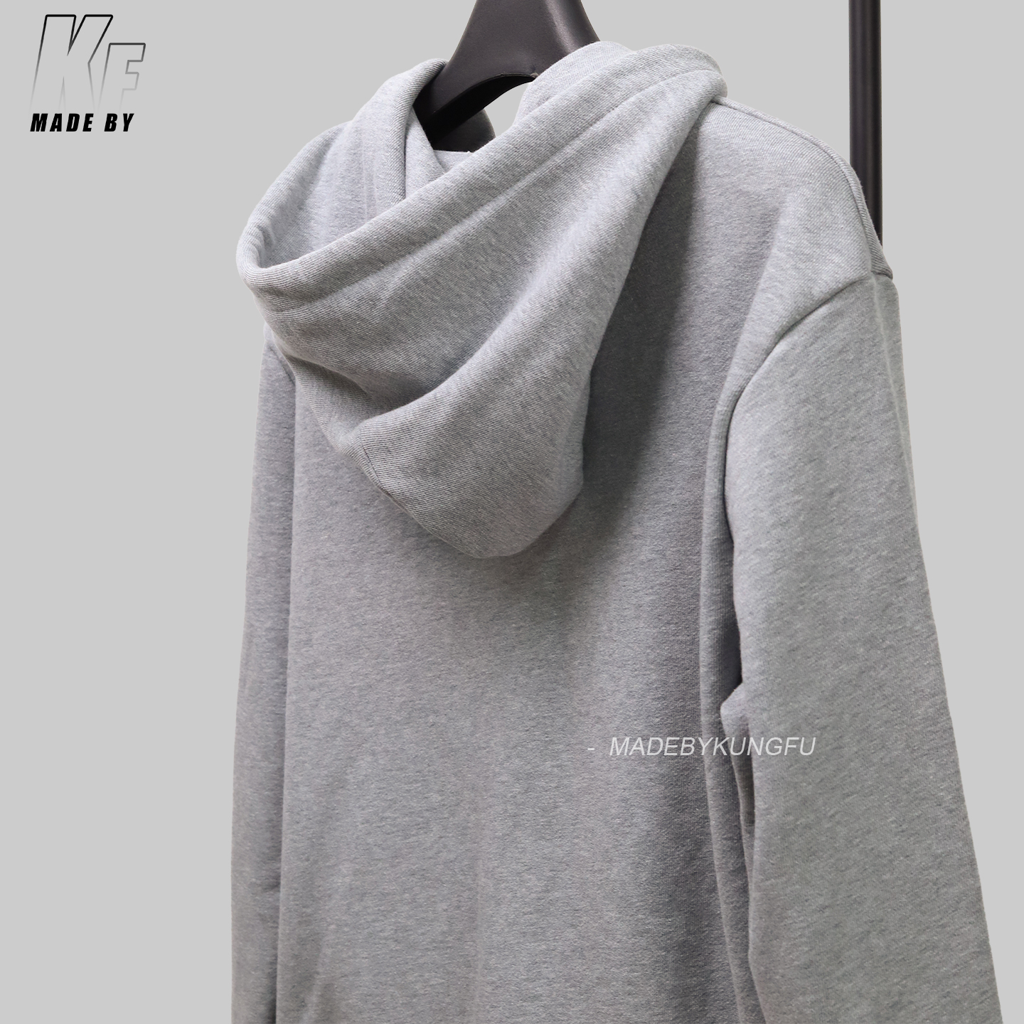 1V Fuzzy embroidery zip hoodie