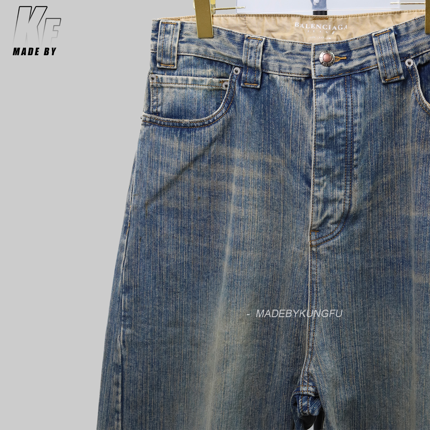 BLCG 3D Embroidered Loose Jeans