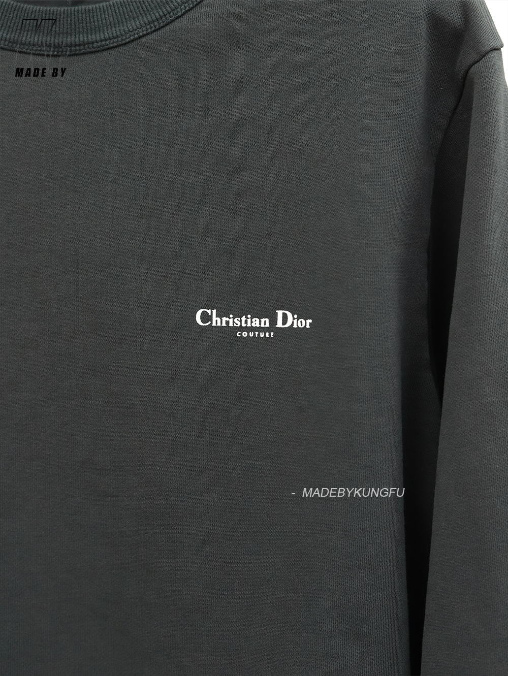 Dior 圆领长袖卫衣 灰色