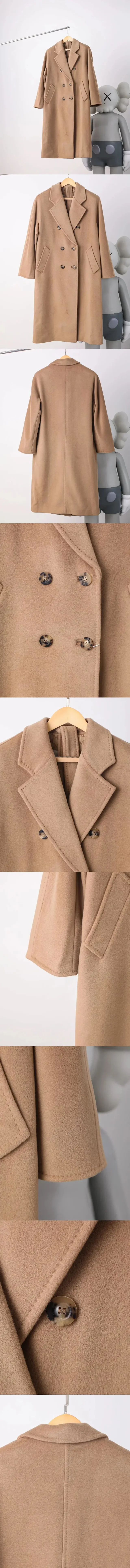 Item ID 9117 MaxM@ra_101801 Series of Life Coats Native First Trim Wool+Cashmere Blended Coat for Men and Women, Available in Five Colors (Full Detail Restoration)