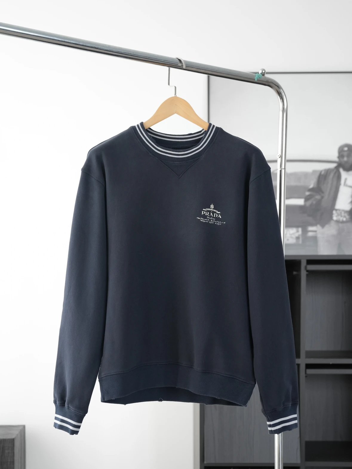 Item ID 8088 PRD-SS24Logo-“ Heavy industrial washing ”“ Purely hand-sanded ” Printe