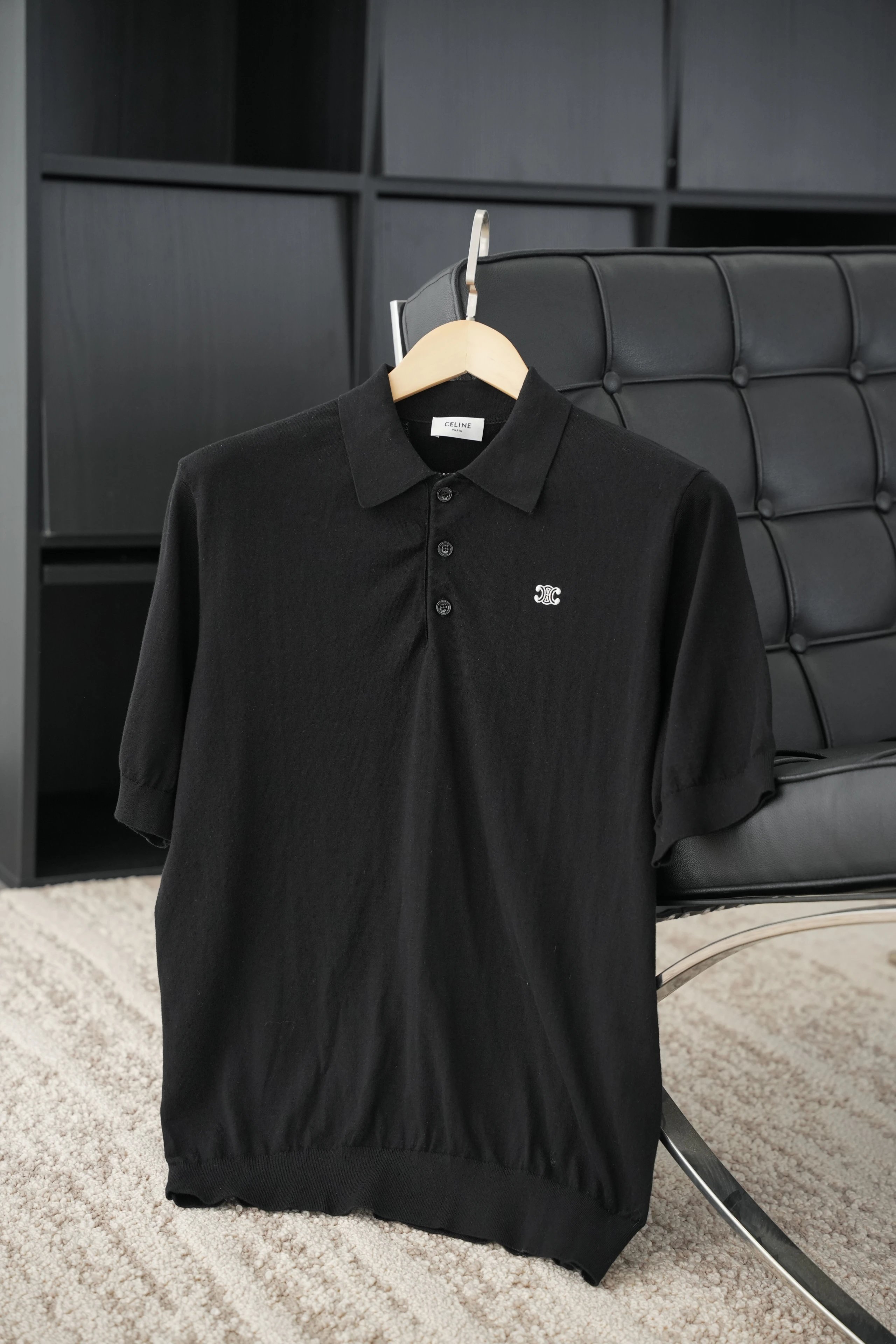 Item ID 8196 CEL1NE Celine -SS25-“60 Three-ply mercerized cotton ”Logo Embroidered