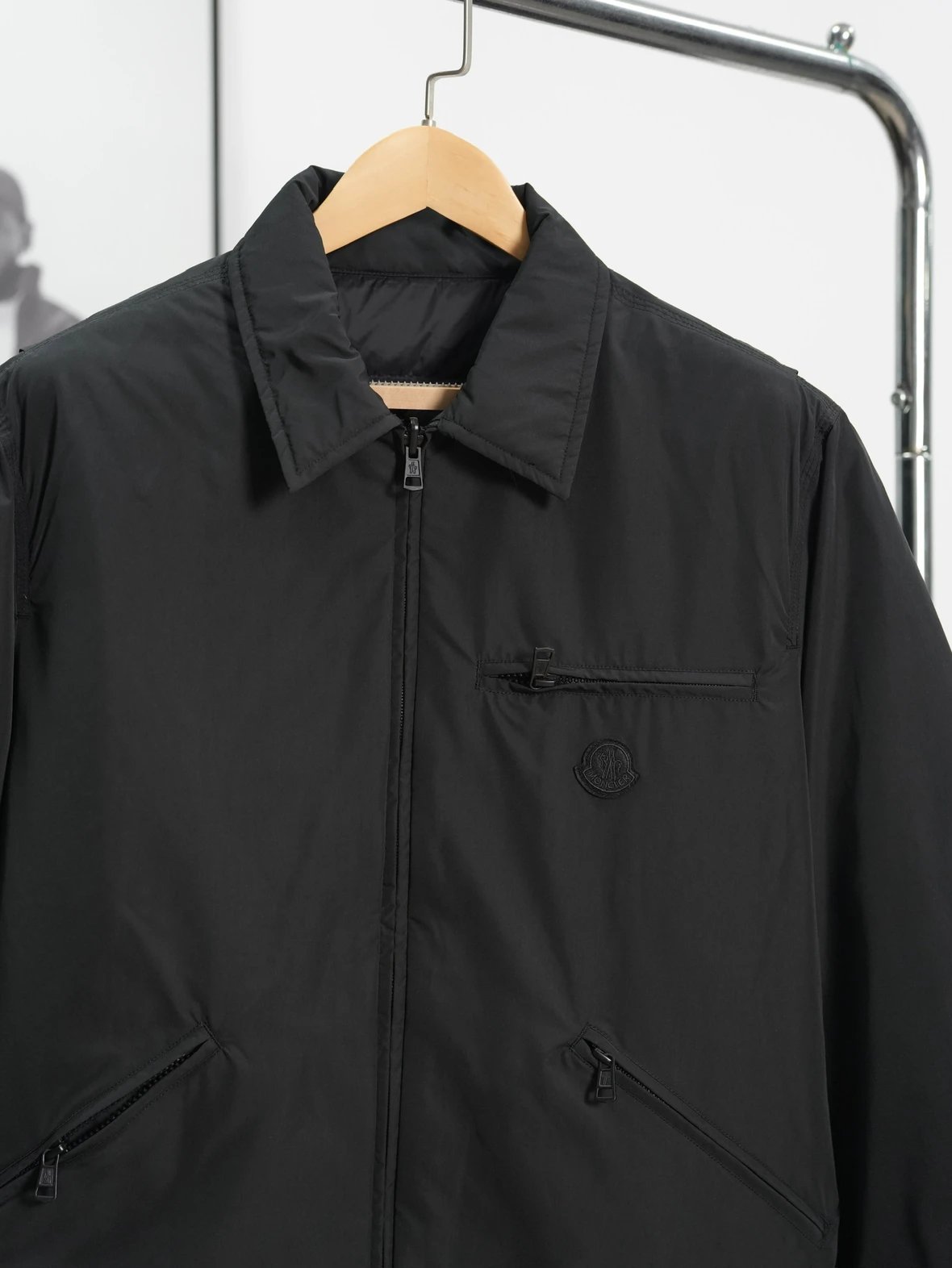 Item ID 8096 -SS25-Cidone series -“90 white goose down ” Goose down zipped lapel po