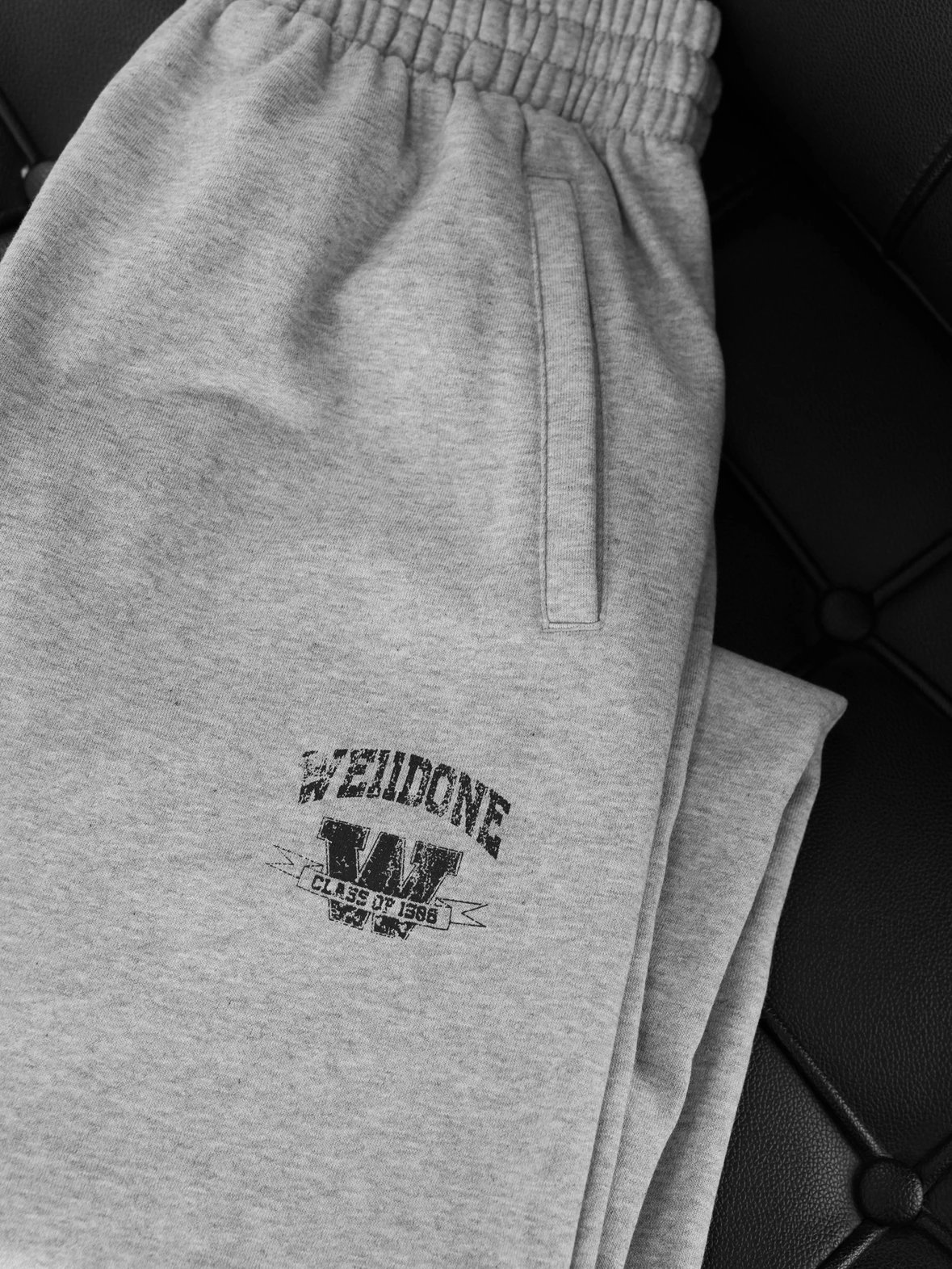 Item ID 8360 WE11DONE-“ Custom dyed gray fabric ” Early autumn college element loos